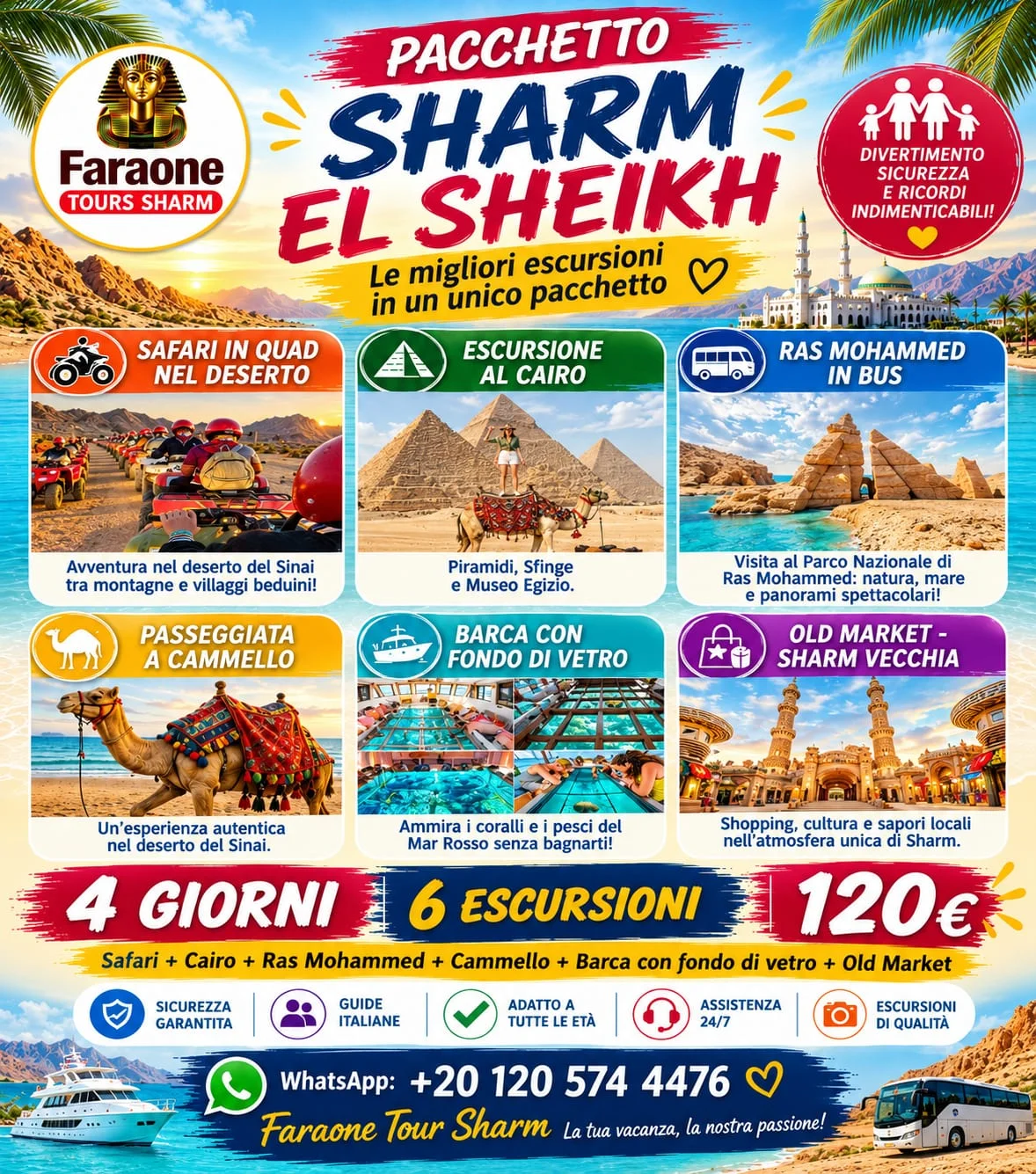 Pacchetto Sharm El Sheikh — 4 Giorni