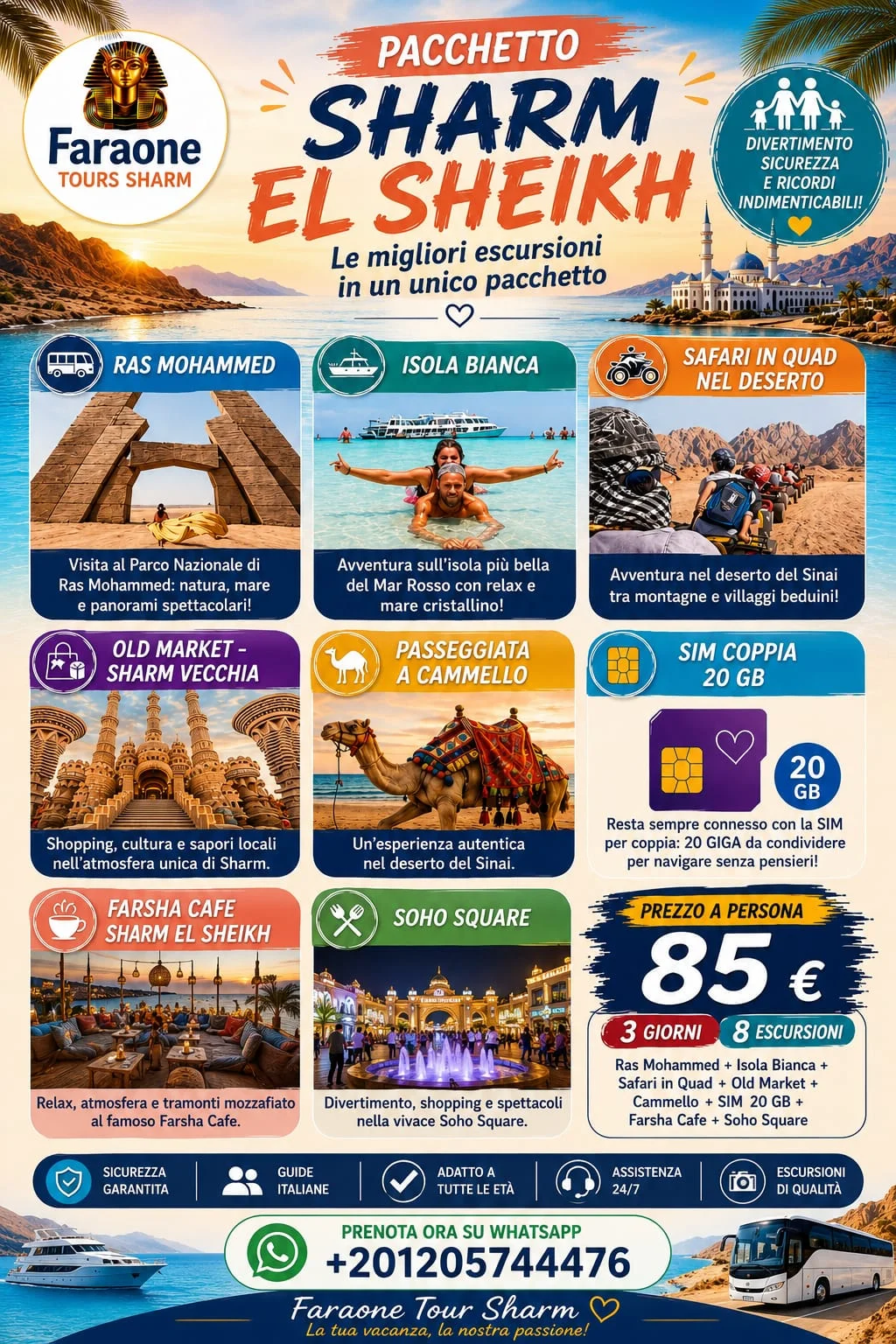 Pacchetto Sharm El Sheikh — 3 Giorni